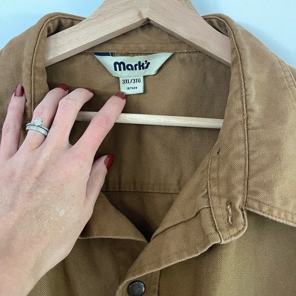 Vintage Mark’s Cotton Canvas Shirt/Jacket - 3XL - Picture 2 of 6